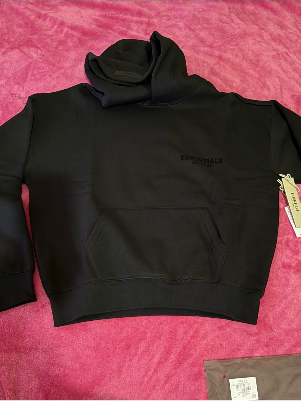 Essentials Men’s Black Turtleneck Sweater
